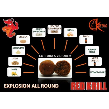 Boilies Special AllRound Red Krill 20 mm