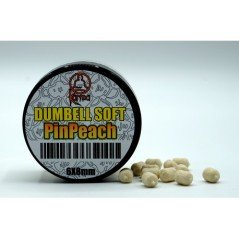 Feeder Dumbell Soft 6x8 mm PinPeach