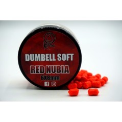 Feeder Dumbell Soft 6x8 mm Red Nubia