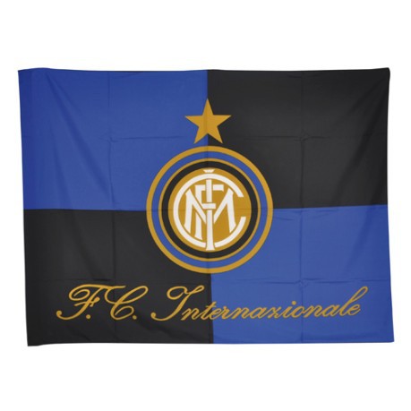 Drapeau de l'Inter avec la vente aux enchères