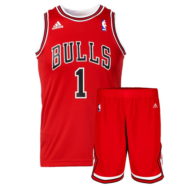 Completo bambino Chicago Bulls colore Rosso - Adidas 