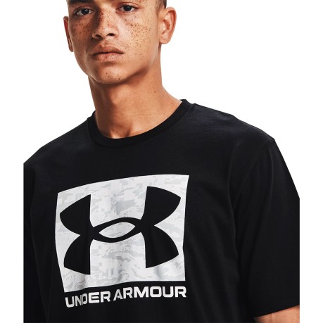 T-Shirt Uomo ABC Camo Boxed Logo SS - indossata fronte