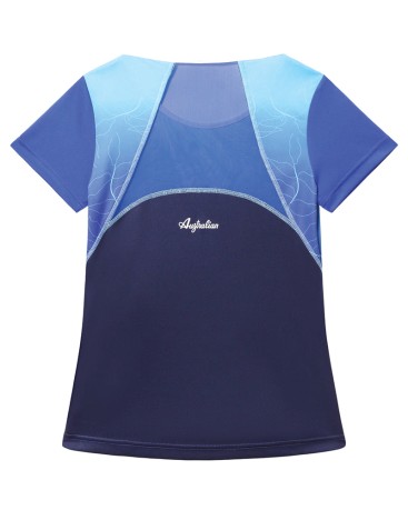 T-shirt Padel Donna Blue Grade fronte
