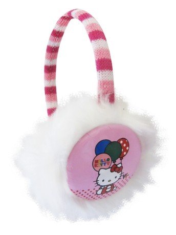 Las orejeras de piel de Hello Kitty