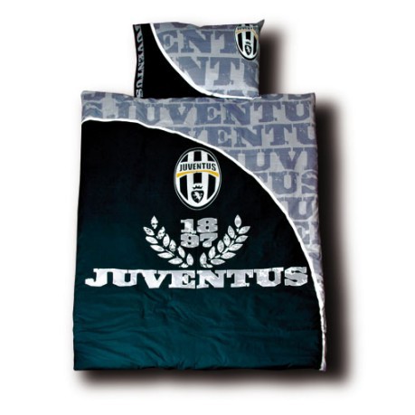 Copripiumino Juventus.The Parure Duvet Cover Juventus Uniontex Colore Black White