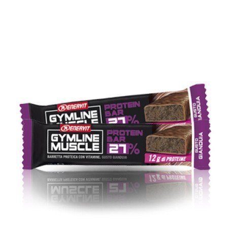 Doigt gymline muscle protein bar 27% gianduia