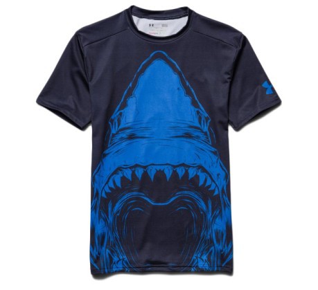 T-shirt bestia de compresión shark hombre