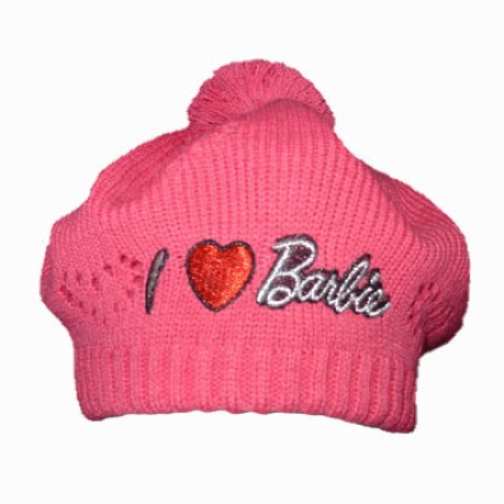 Baskenmütze aus wolle I Love Barbie Marini Silvano