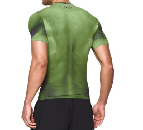 T-shirt para Ego de Hulk Compresión colore verde - Under Armour - SportIT.com