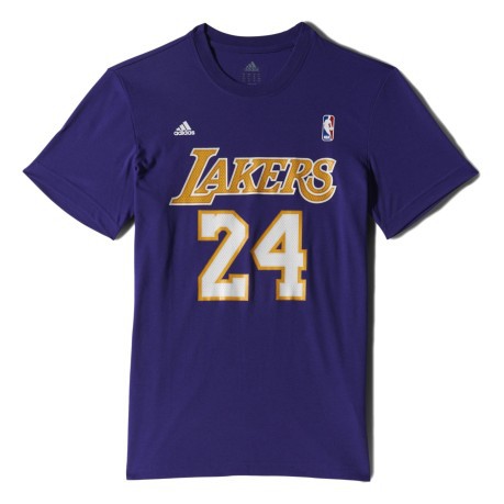T-Shirt NBA Uomo Adidas Bryant Lakers colore Viola - Adidas - SportIT.com