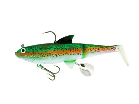 Pike Shad 7,5" Red Yellow Tiger