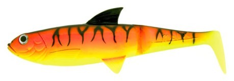 Körper Pike Shad 7,5" Red Yellow tiger