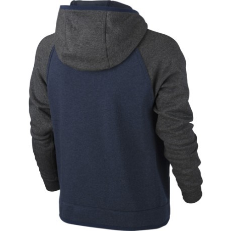 Sweatshirt baby Air Flash Brushed Fleece Full-Zip schwarz und grau