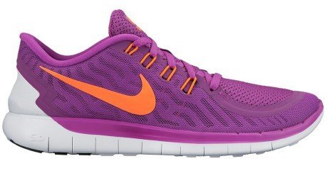 Schuhe damen Nike Free 5.0 rosa und orange