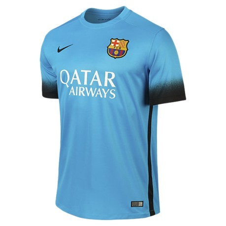 Camiseta de FC Barcelona y a la Noche el Aumento de Estadio