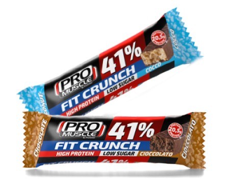 Finger proteinreichen Fit Crunch Bar 41%