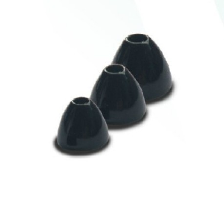 Tungsten Cones black 7mm nero