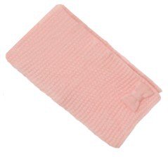 Schal für mädchen mit rosa schleife