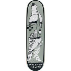 Tisch Skateboard-Deck Tim Tim Zipper 8.12 grau