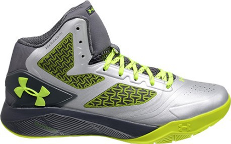 Chaussure de Basketball Homme d'Embrayage Disque 2 gris vert