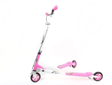 Scooter Twister 3 roues rose