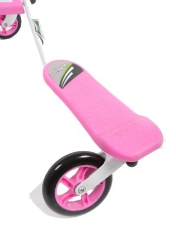 Scooter Twister 3 de la rueda de color rosa