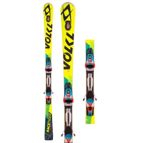 Ski-Racetiger Speedwall SL Uvo gelb schwarz