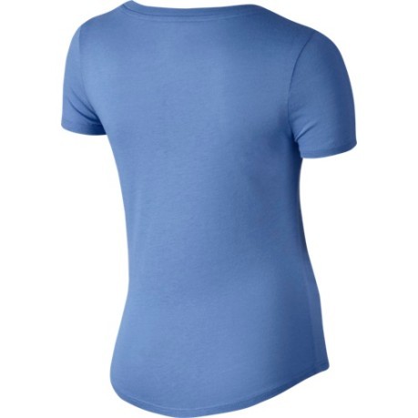 T-Shirt Fille Mélange Coeur bleu