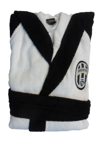 Accappatoio Juventus Bianco nero 