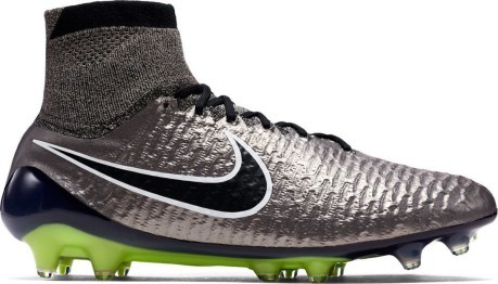 Las botas de fútbol Nike Magista Obra FG colore gris negro - - SportIT.com