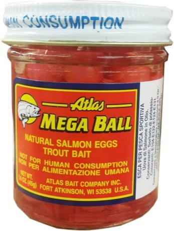 Les œufs de saumon Megaball blanc