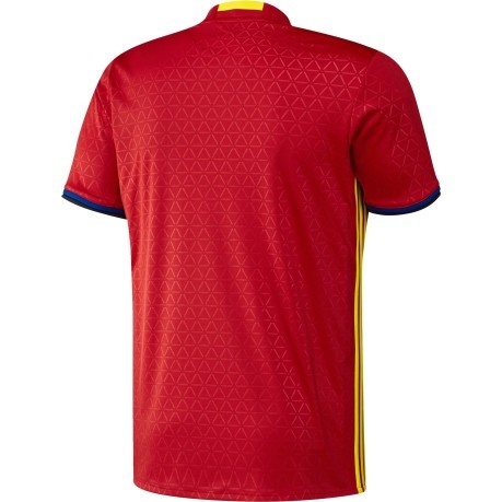 Shirt Spain Home Replica red-yellow front