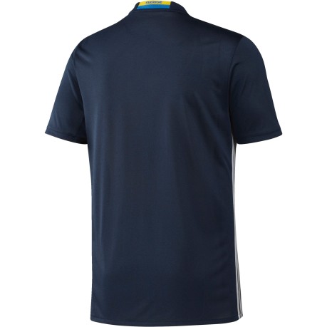 Shirt Schweden Away Replica blau grau 6