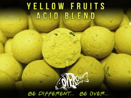 Boilies Yellow Fruit with Citric Acid 16 mm confezione