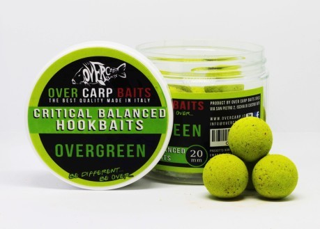 HookBaits Overgreen 16 mm, grüne verpackung
