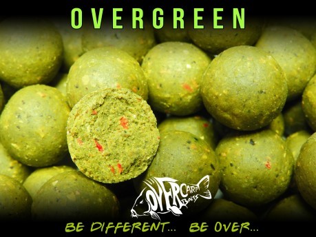 Boilies Overgreen 20 mm, 2.5 Kg, grün