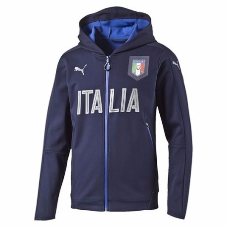 Sweat-shirt hommes Italia bleu