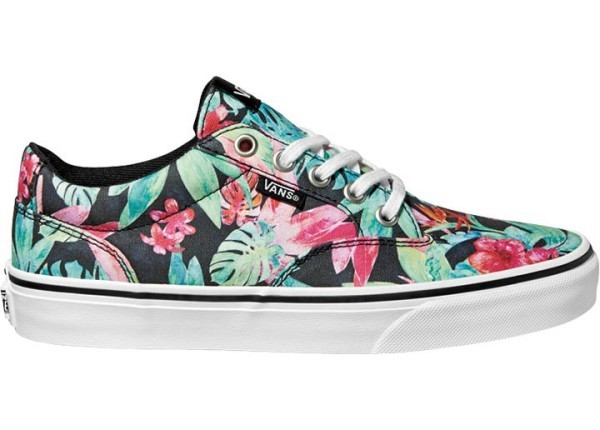 vans winston women's floral skate shoes