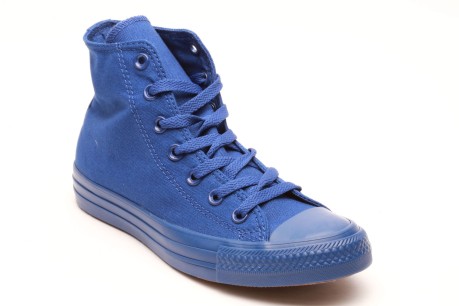Zapatos Hi Lienzo azul Monocromo