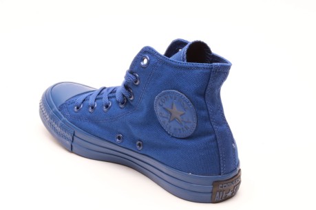 Zapatos Hi Lienzo azul Monocromo