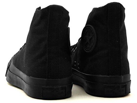 Chaussures Hi Canves Monochrome noir