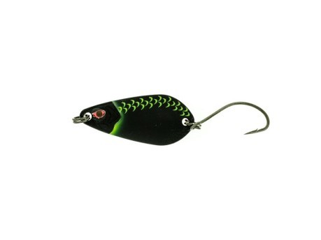 Artificial Trout Spoon 1.5 g red yellow