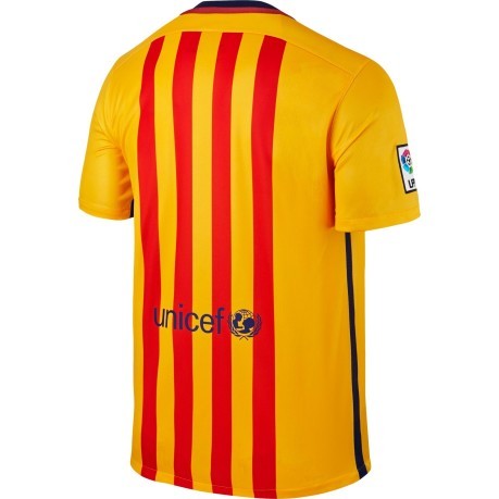 Official jersey Barcelona Away yellow