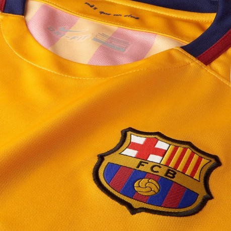 Official jersey Barcelona Away yellow