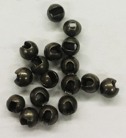 Soldarini Tungsten Bead Round Slots Plus Gold