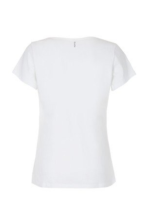 T-Shirt Donna Stampa Rose bianco 