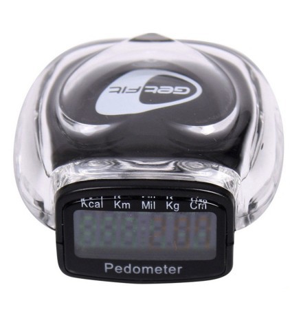 Step counter pedometer red