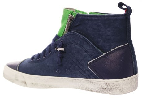 The shoe Man Durden Color Hi blue green