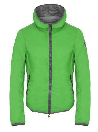 Men's jacket Nylon With Hood grey green