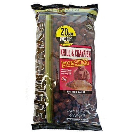 Boilies Monster Krill &amp; Co brown